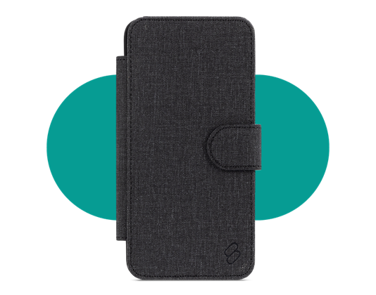 GALAXY S25 SLING WALLET MAGNETIC CASE BLACK