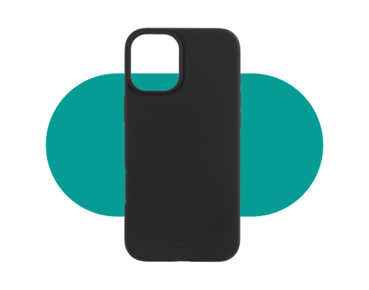 IPHONE 16 PLUS SILICONE CASE BLACK